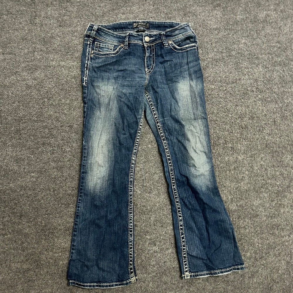 Silver Jeans Co. Jeans Womens Size 32 Suki Mid Rise Bootcut Dark Wash Denim